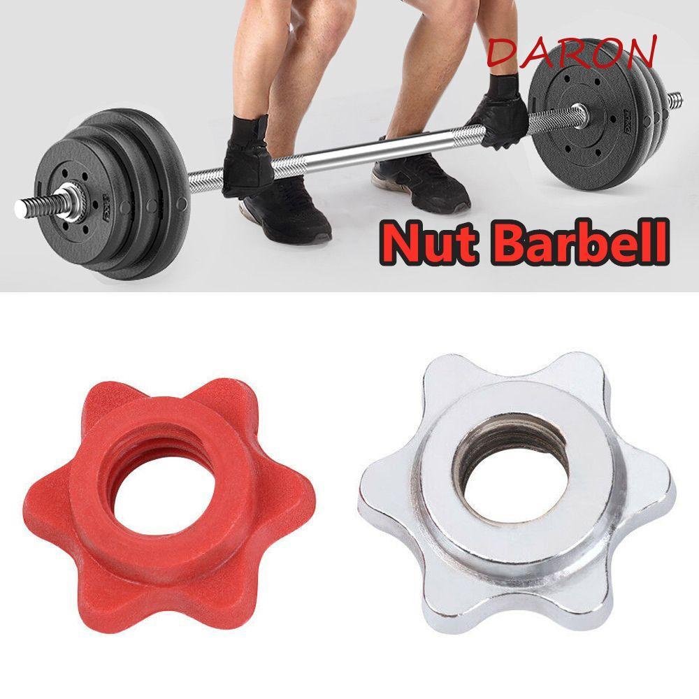 DARON Dumbell Nut Chống Trơn Trượt Tiêu Chuẩn Kẹp Dumbell Cố Định Quả Tạ Nâng Trọng Lượng Phụ Kiện K