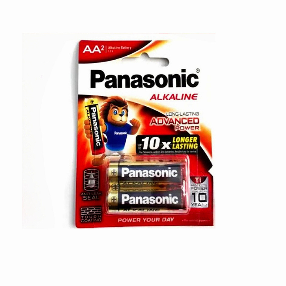 (Freeship) Pin AA Panasonic Alkaline ( vỉ 2 viên )