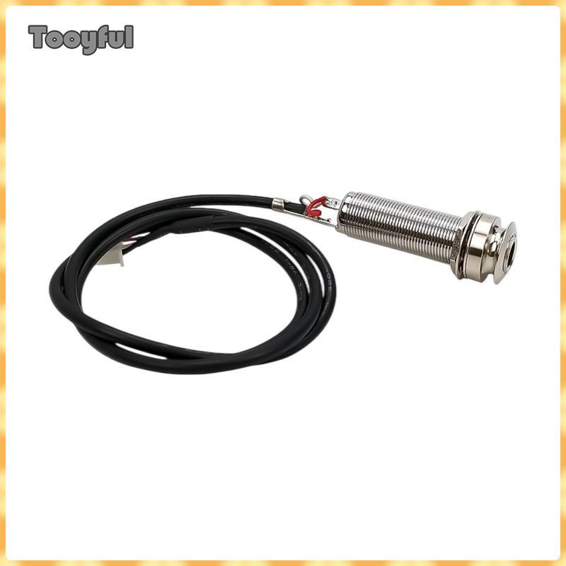 Đàn Guitar Điện Jack Endpin Đầu Ra Jack Dây Đàn Guitar Điện Dây Nút Jack Kết Nối Cáp Bass Mono Endpi