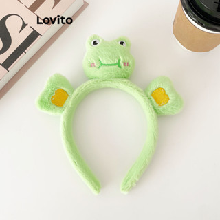 Lovito Băng Đô Dễ Thương Họa Tiết Hoạt Hình Sang Trọng Gấu Trúc Thỏ Ếch Trái Tim Nữ Tính Băng Đô Cho Nữ LFA13608