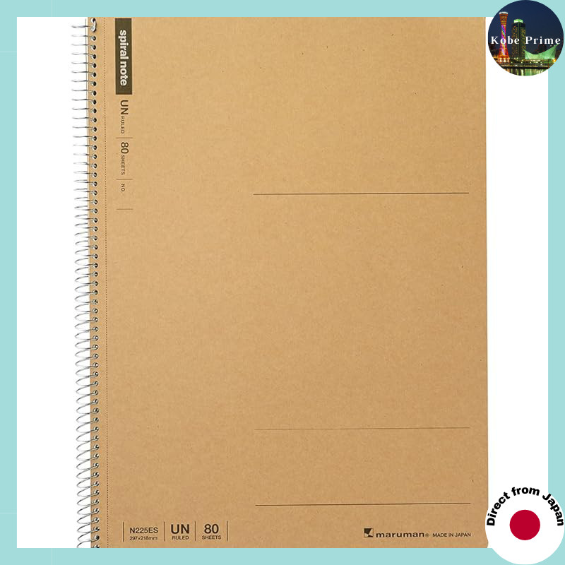 Maruman Basic Blank Ring Notebook Set (A4/A5, 80 Sheets, 5-pack)