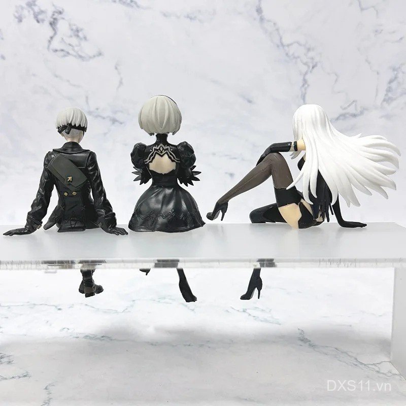 Nier: automata Ver1.1A 2B Yorha No. 2 9S Loại B 9S Cao Cấp Chokonose Nhân Vật Hành Động Đồ Chơi Sưu 