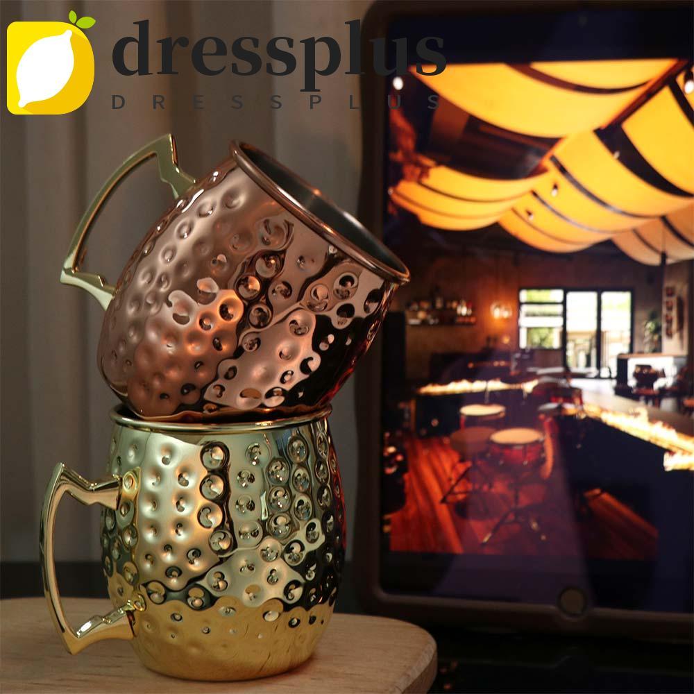 DRESSPLUS Cốc Inox, Nga Drinkware Moscow Mule Mug, bền Thanh Dụng Cụ Rượu Cốc Bia Nhà