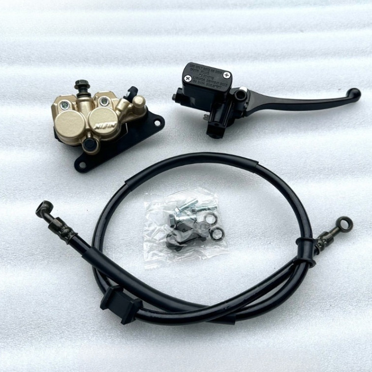 Bộ cụm heo dầu thắng đĩa, tay phanh dầu, dây dầu cho xe Wave nhỏ, Wave ZX
