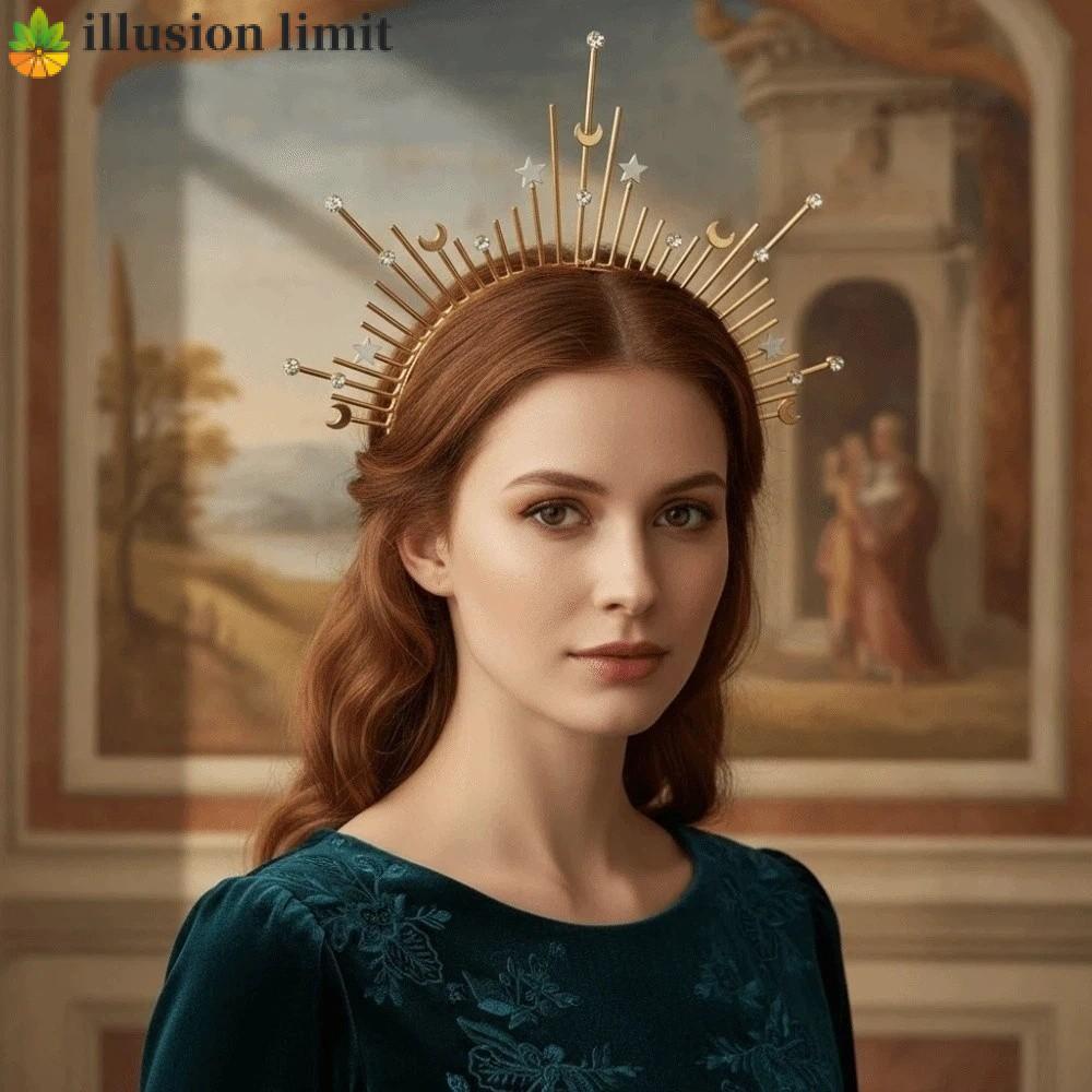 ILLUSION LIMIT Glory Sun Crown Kim cương giả Nam Cosplay Sự kiện