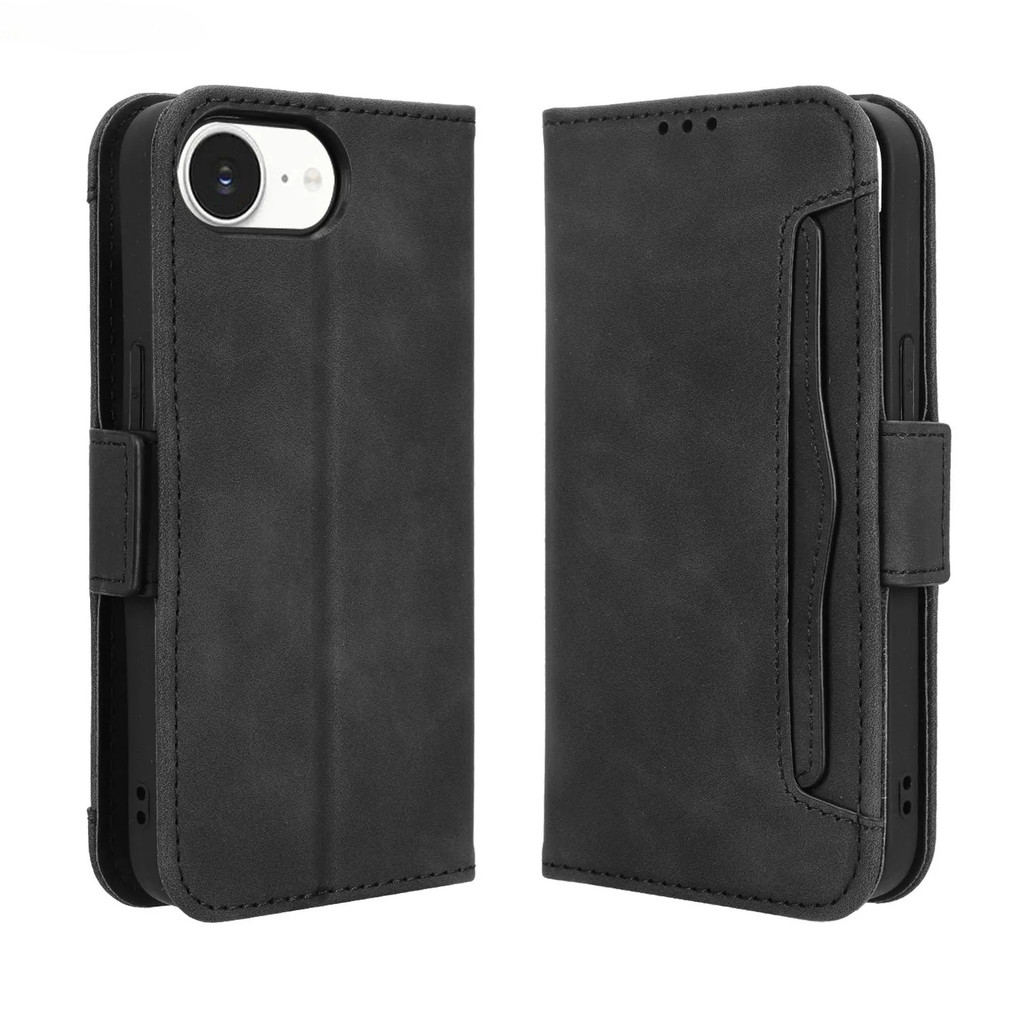 Dành Cho iPhone 17E 2026 iphone17E Bao Da Sang Trọng Có Thể Tháo Rời Đựng Thẻ Ví Sách Nam Châm Dành 