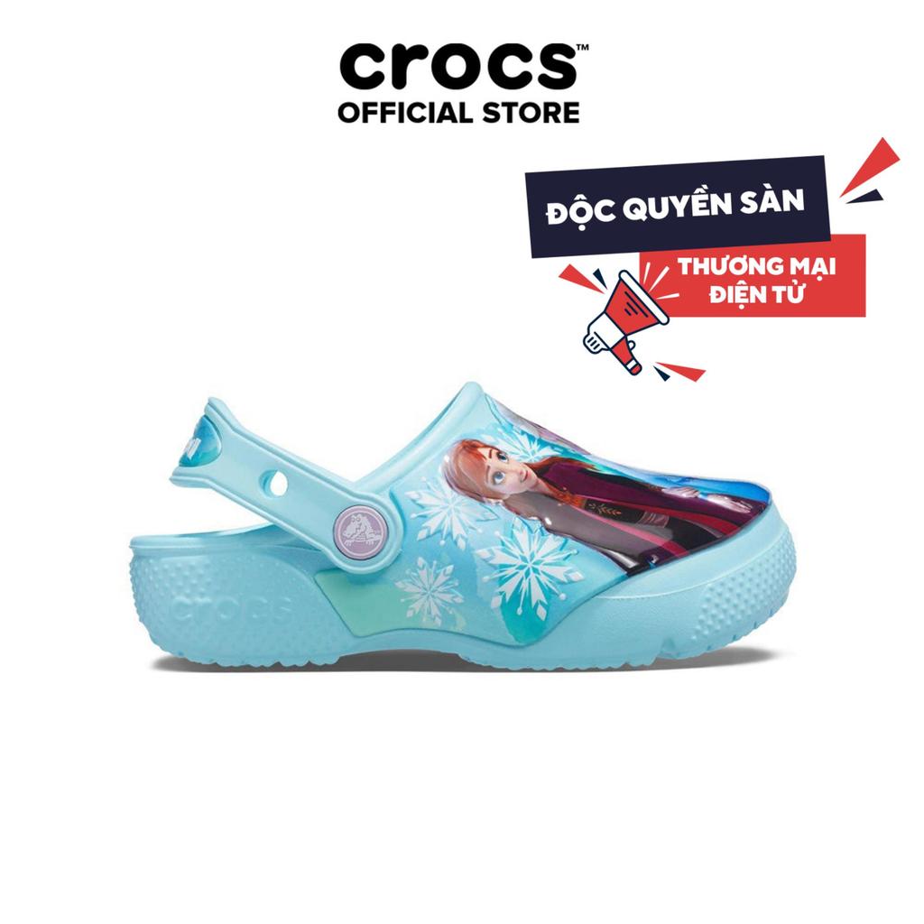 [SẢN PHẨM ĐỘC QUYỀN SÀN TMĐT]Giày Clog Trẻ Em Crocs Toddler Disney Frozen Funlab - Ice Blue - 206804