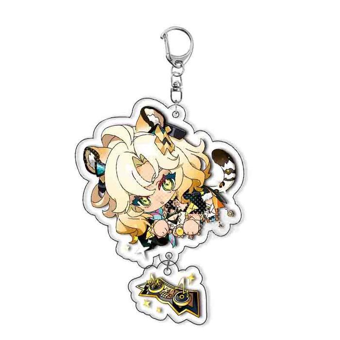 Gantungan Kunci Genshin Impact Akrilik Transparan Keychain Ororon Chasca Souvenir Hadiah Ganci Anime
