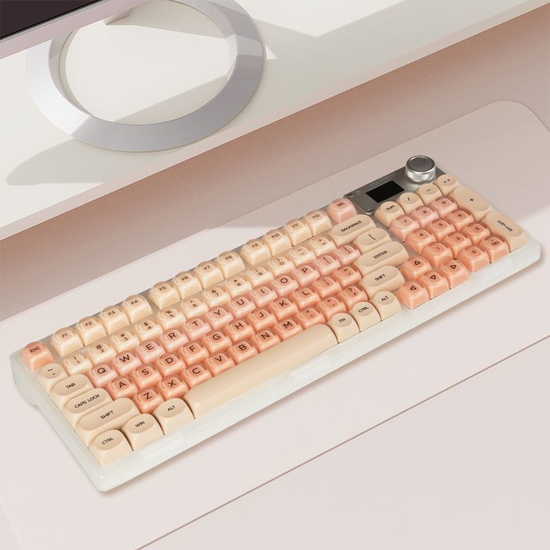 AULA F98PRO V3 PBT Bàn phím cơ im lặng tùy chỉnh Keycaps lỏng Tri-Mode Bàn phím chơi game văn phòng 