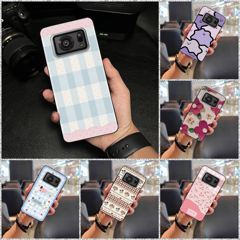 Ốp Lưng Mềm Graffiti Ốp lưng Sharp Aquos R6 / SH-51B / P6 / R6G Túi Điện Thoại Silicon Chống Bụi Bẩn