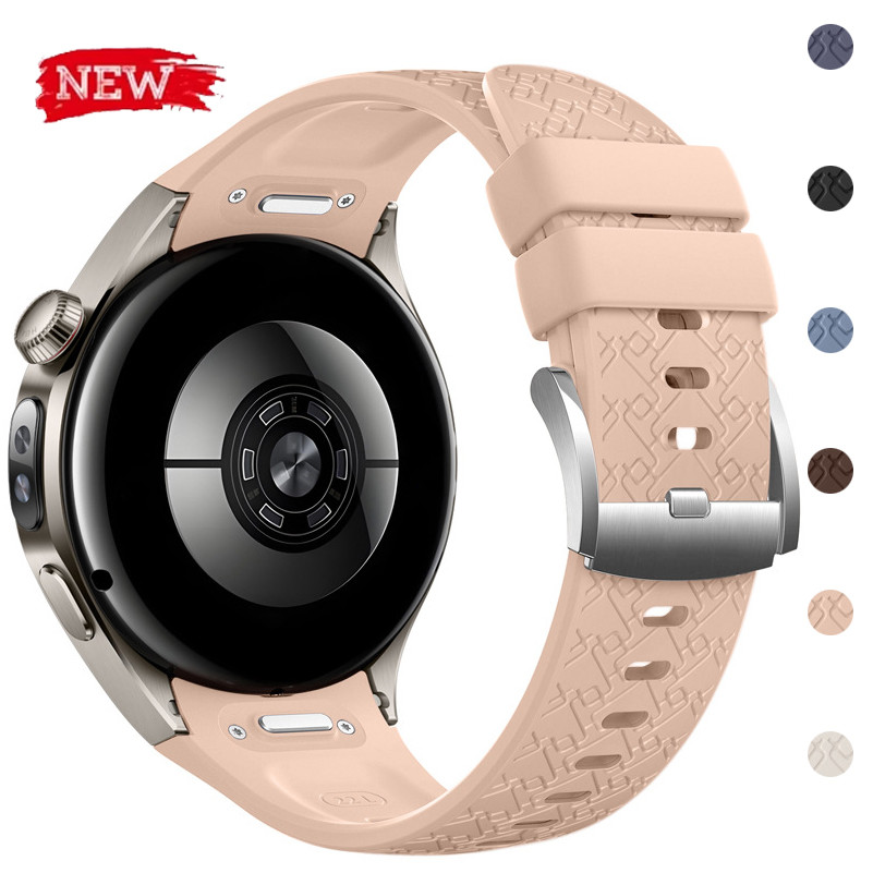 Dây đeo đồng hồ silicon cho Huawei Watch5 42 / 46mm Vòng đeo tay thể thao cho Huawei Watch5 Vòng đeo