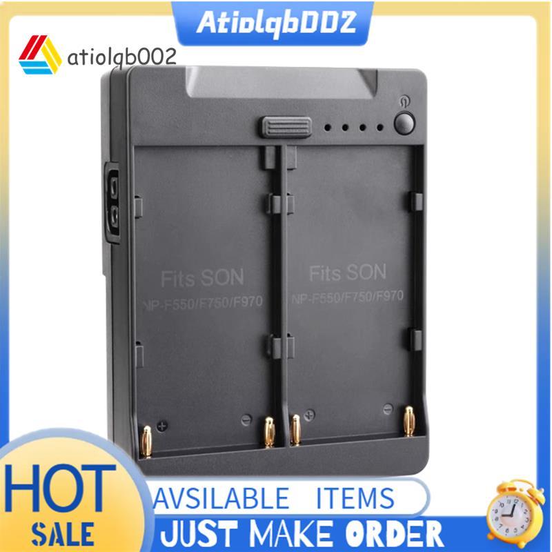 Dual NP-F550 / 750 / 970 NP-F Series Pin sang V-Mount Lock Tấm chuyển đổi pin V-Mount cho Bộ chuyển 