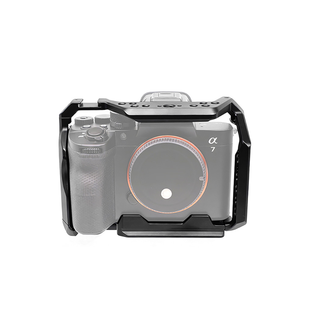 Lồng máy ảnh XT-XINTE A7M5 cho Sony A7M5 / A7R5 / A7M4 SLR Khung bảo vệ máy ảnh có gắn giày lạnh
