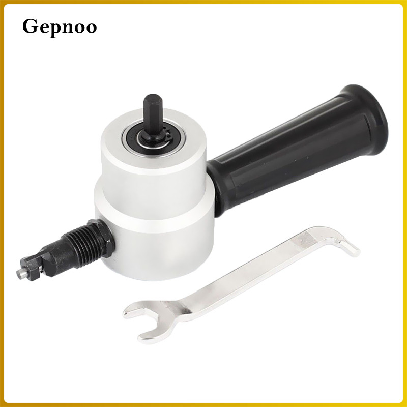 360 Kim Loại Đầu Cắt Đôi Tấm Nibbler Cưa Dụng Cụ Khoan YT-160A