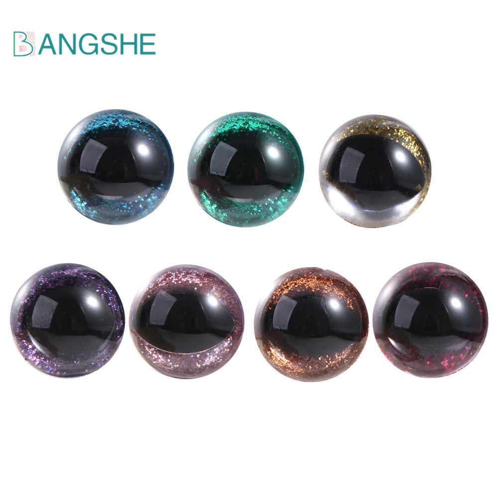 BANGSHE Mắt An Toàn Cho Amigurumi, Mắt Thú Nhồi Bông 12 Mm Mắt An Toàn Cho Móc, Mắt Mèo 3D Amigurumi