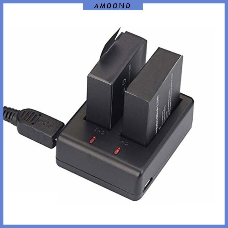 Bộ sạc AMOOND cho phụ kiện trung tâm sạc máy ảnh chống nước EKEN SJ4000 H9R
