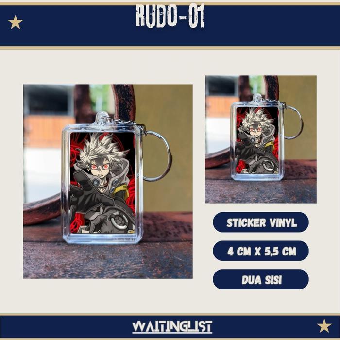 Keychain Gantungan Kunci Anime Gachiakuta - Rudo - Enjin - Zanka - Riyo - Jabber - Amo - Remlin - Ru