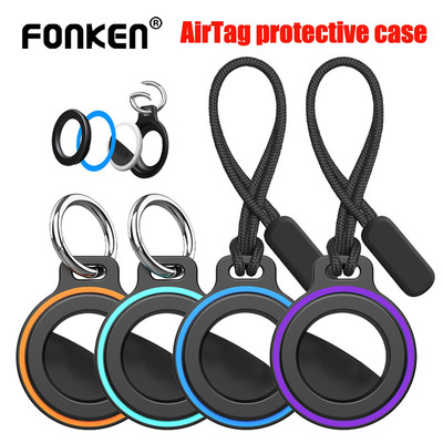Fonken Cho Aple Airtags 1 / 2 Định Vị Silicon Bảo Vệ Dành Cho Trẻ Em / Thú Cưng / Ba Lô Có Dây Đeo Phụ Kiện Theo Dõi GPS