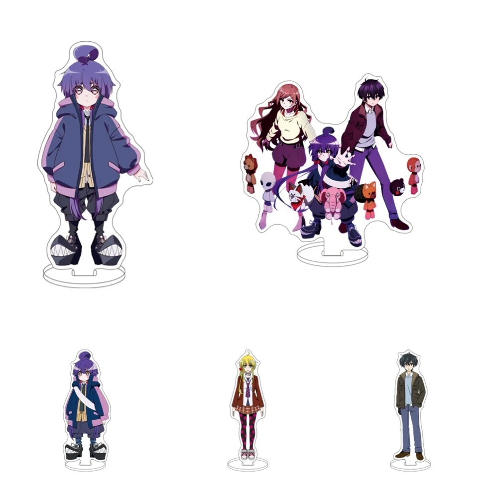Standee Anime Dark Gathering Mô Hình Acrylic 15cm Trang Trí Bàn Học Nhân Vật Yayoi Hozuki Keitaro Ei