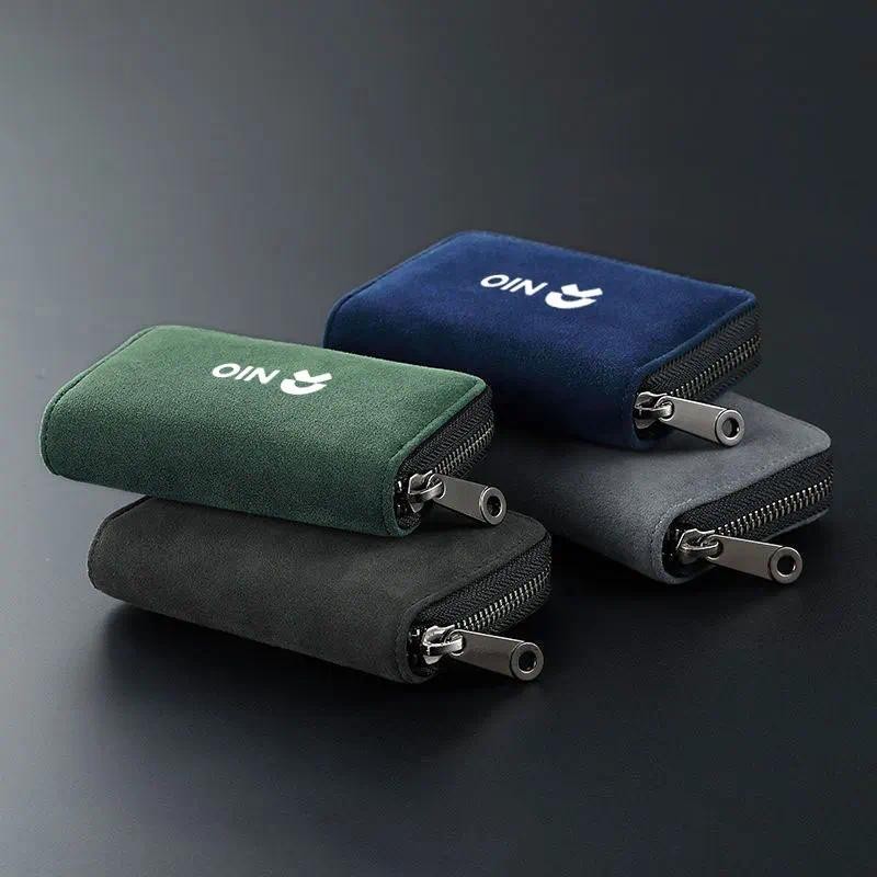 Thẻ ID Chủ Thẻ Tín Dụng Ngân Hàng Thẻ Xe Buýt Bao Đồng Xu Túi Ví Túi Dành Cho NIO ET57 ES68 EC6 Weil