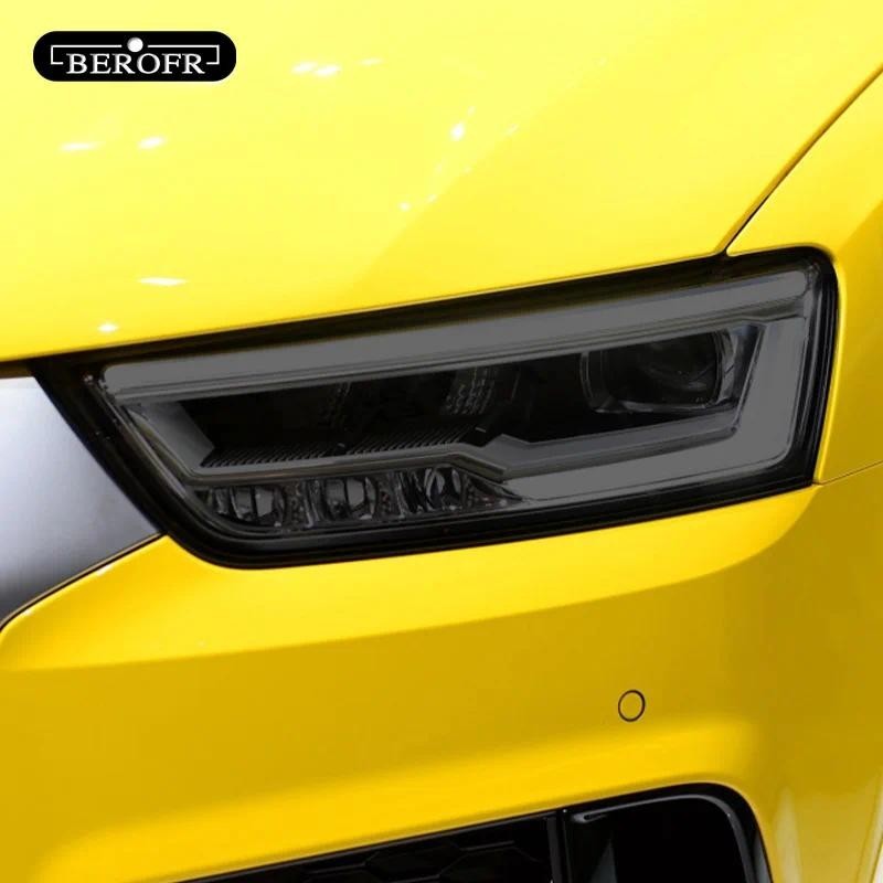 Đèn pha ô tô Tint hun khói Phim bảo vệ TPU Miếng dán phụ kiện cho Audi Q2 Q3 F3 8U Q5 Q7 4M Q8 SQ2 S