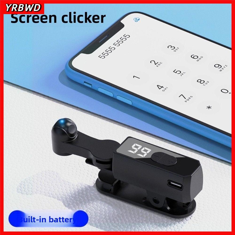 YRBWD Electric Auto Page Turner, Click nhanh USB Auto Screen Click, Portable Mini 107 Gears Máy bấm 