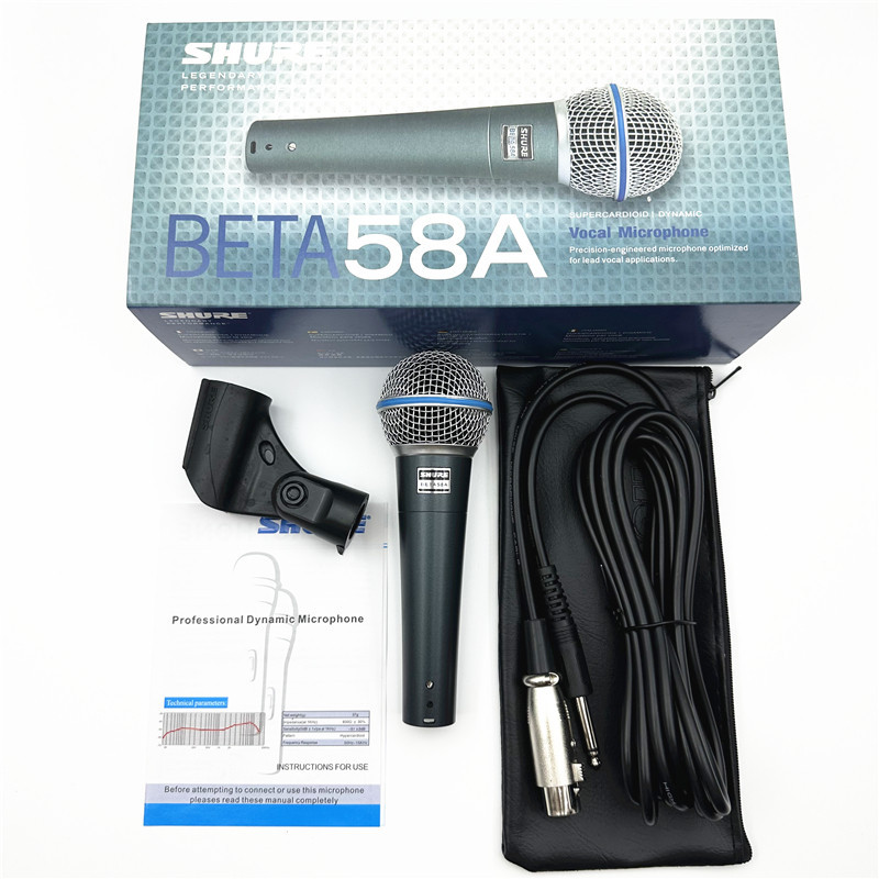 Shure / Shure BETA 58A Micro Năng Động Có Dây Tại Nhà K-Song Live Stage Performance Micrô Trực Tiếp