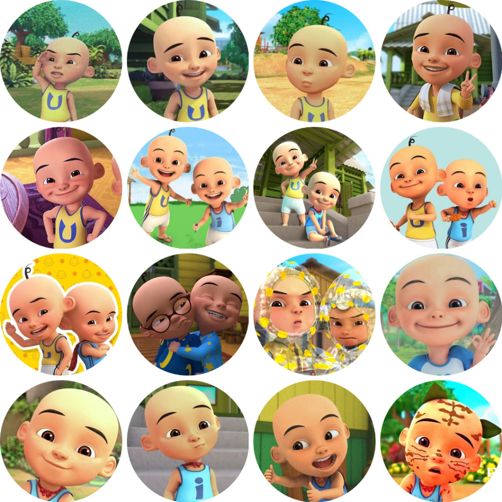 HUY HIỆU CÀI ÁO | Upin & Ipin Button Badge - Pin Size 58mm