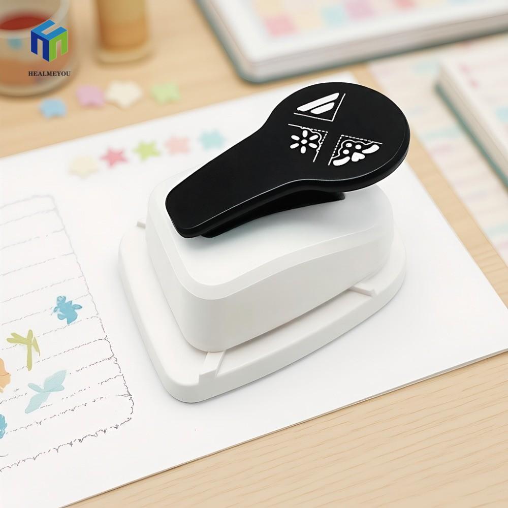 HEALMEYOU Giấy Thủ Công Punch, Tiết Kiệm Nhân Công Puncher Trang Trí Góc Ren Puncher, Giấy Sáng Tạo 