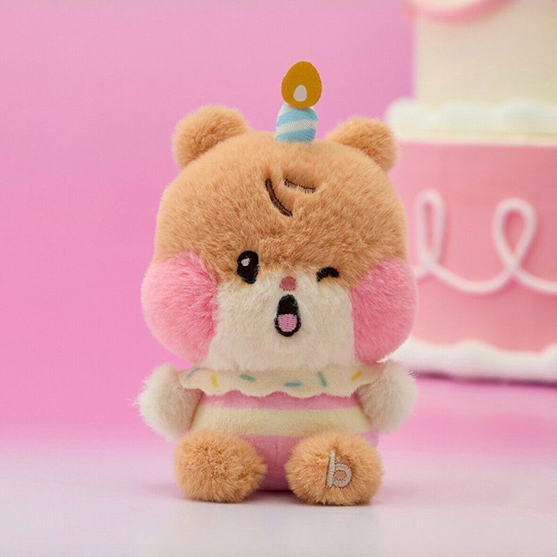 zeroniHOMEPARTY Series minini Plush Doll Birthday Candle Box Doll Celebrity Merchandise