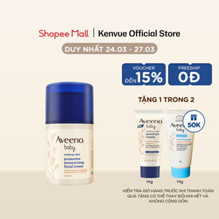 Kem dưỡng ẩm mặt làm dịu da nhạy cảm, khô ngứa Aveeno Baby Soothing Relief 48g