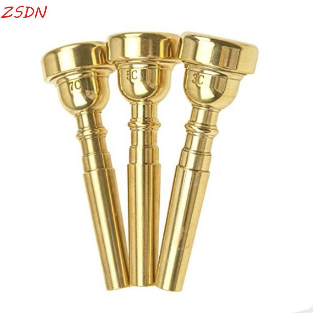 ZSDN Trumpet Bugle Mouth, Horn Metal Professional Trumpet Mouthpiece, Universal 3C / 5C / 7C Phụ tùn