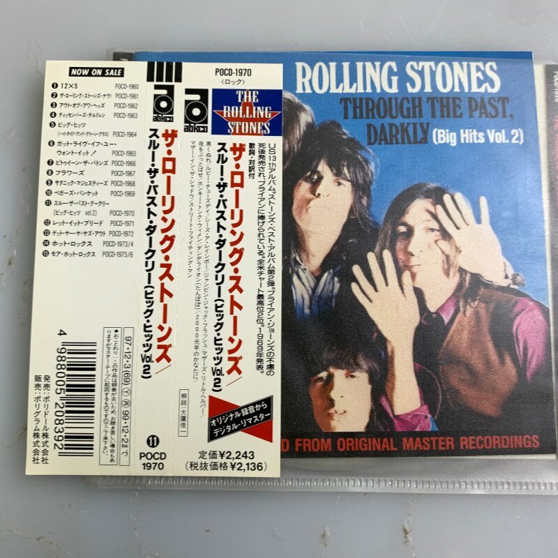(Phiên bản Nhật Bản) Xuyên qua quá khứ, CD ping Darkly The Rolling Stones