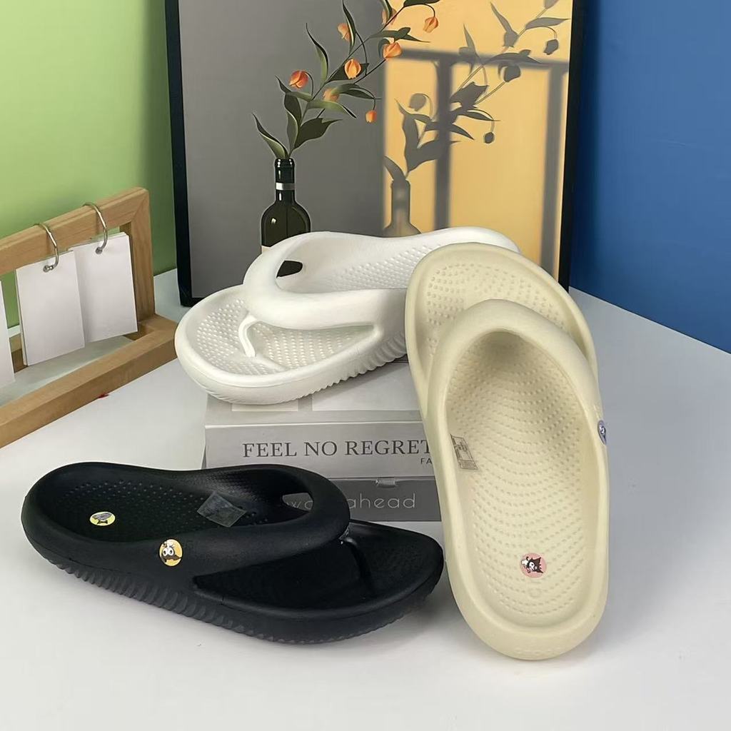 Cặp Đôi Mùa Hè Bánh Mì Flip-Flops Lỗ Giày Giải Trí Ngoài Trời Dép Đi Biển Chống Trơn Trượt Dép