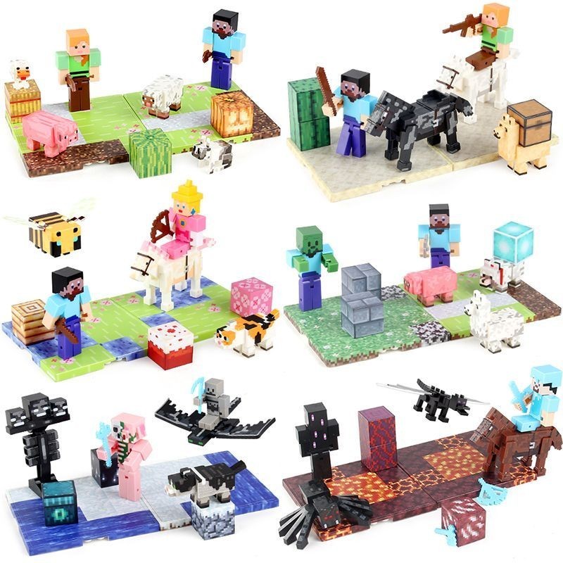 Minecraft Ngoại Vi Khối Từ Tính Minifigure End Minecraft Ngoại Vi Khối Từ Tính Minifigure End Động V