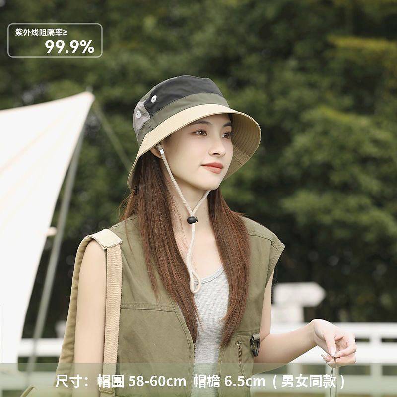 Sun-Proof Bucket Hat Outdoor Japanese Style New Bucket Hat Breathable Summer Thin Quick-Drying Mount