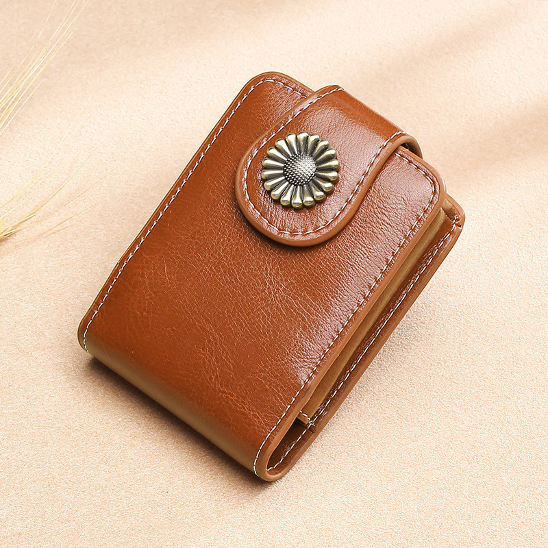 Son Môi Di Động Mini Nhỏ PU Naxia Gương Di Động Trang Điểm 26.3.24