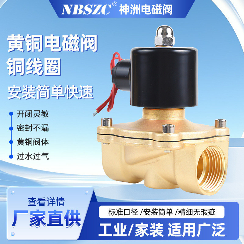 Yu Yao Thần Châu 2W-250-25 Thường Đóng 3cm Tất Cả Nước Đồng Trên Nước Van Điện Từ Tkcbj