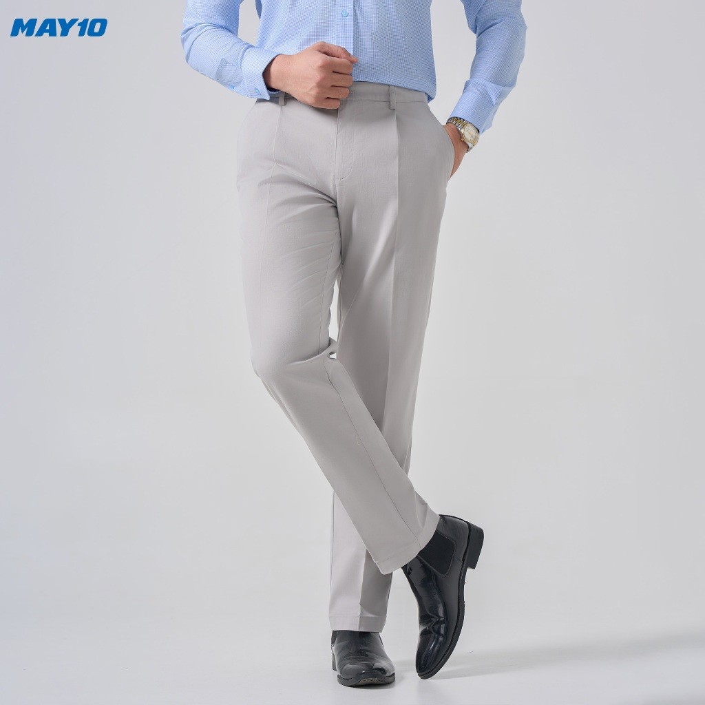 Quần kaki nam May 10 có ly mã 020124360CL QK070