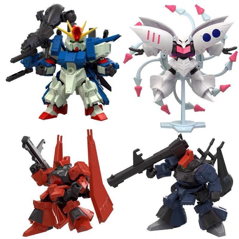 Bandai Shiwan Gundam MJG 10-Bomb FAZZ Kabini Rick Dias Lắp ráp Đồ trang trí có thể di chuyển được