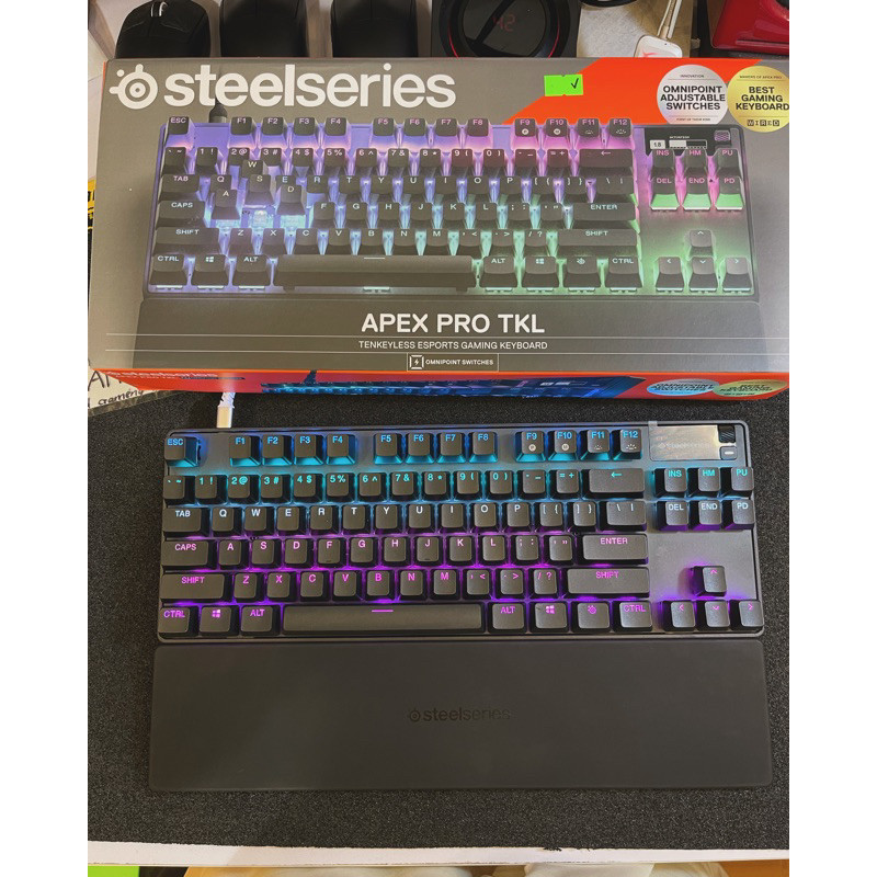Bàn phím SteelSeries Apex  Pro TKL 2023 Wired/Wireless RGB Omnipoint 2.0 Mechanical Rapid Trigger