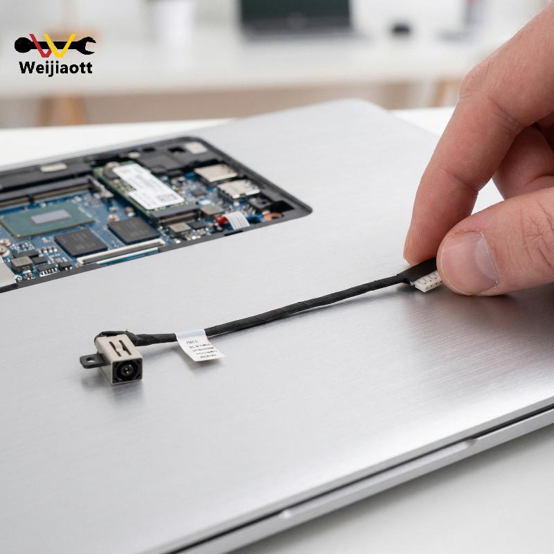 [Wjt] Dành Cho Inspiron Vostro 15 3510 3400 3401 3500 3501 DC IN Power Ja w / Cable 4VP7C 04VP7C DC3