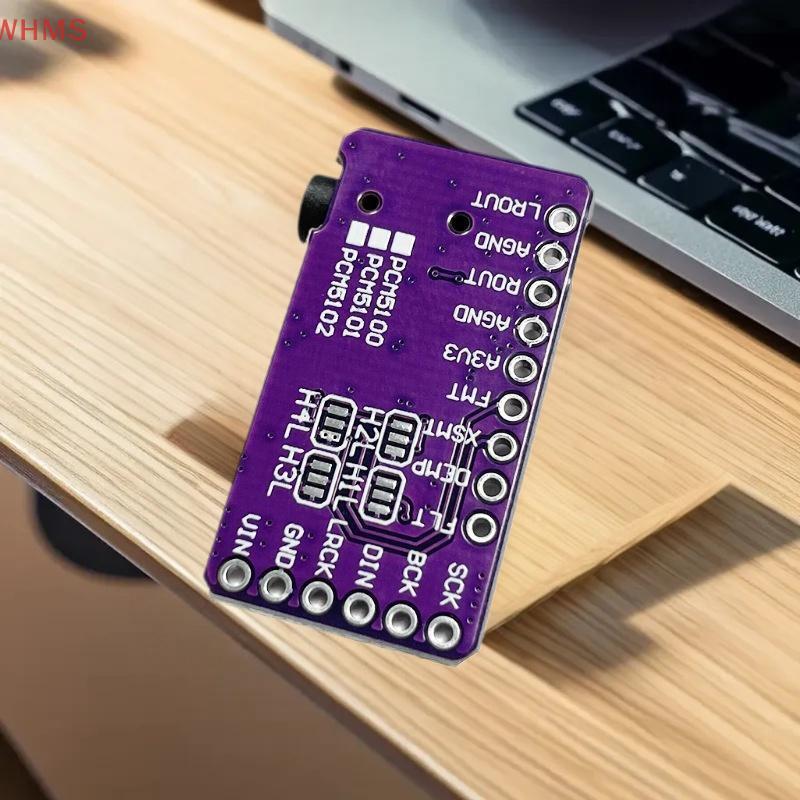 (WHMS) Giao diện PCM5102A Bộ giải mã DAC I2S GY-PCM5102 Mô-đun máy nghe nhạc I2S cho bảng định dạng 