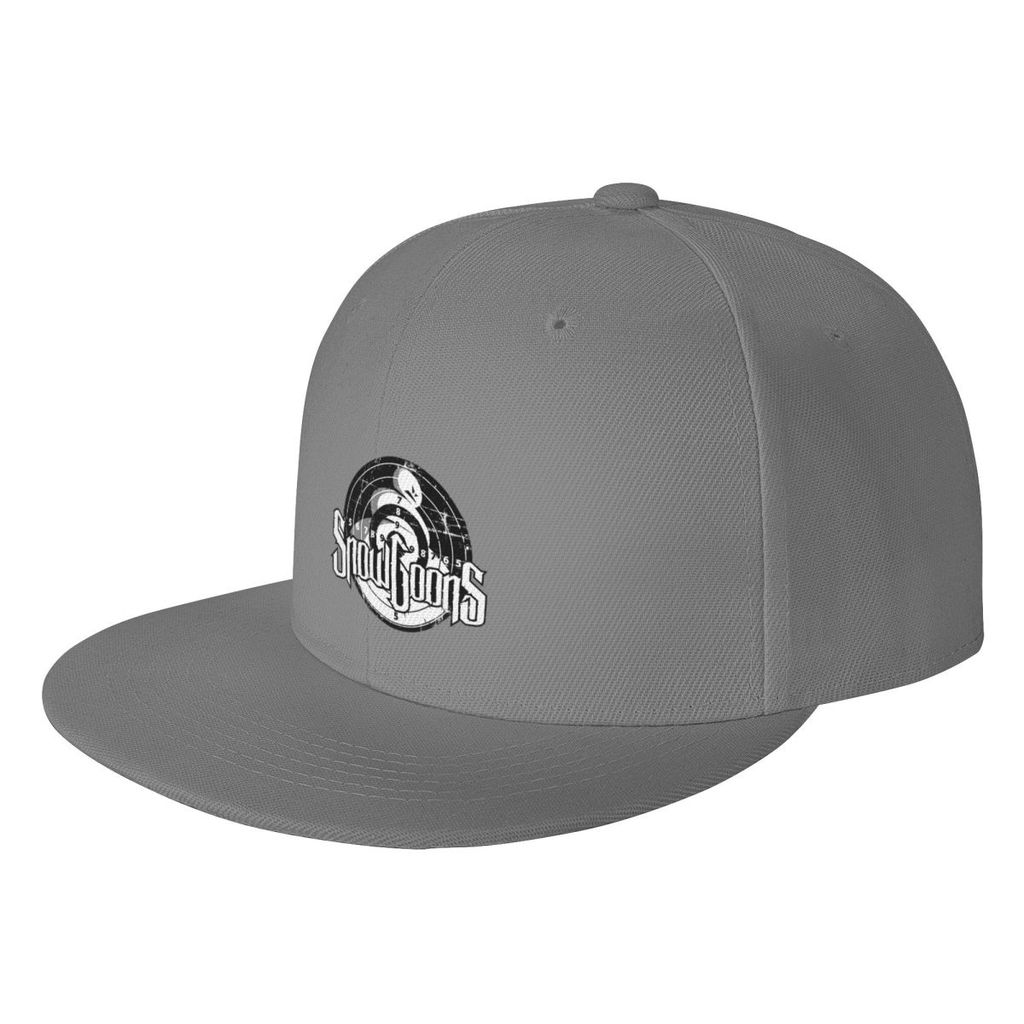 Snowgoons Người Lớn Flat Sun Hat In Ban Mũ Hip Hop Dance Flat Vành Mũ Flat Eaves Màu Sắc Tương Phản 