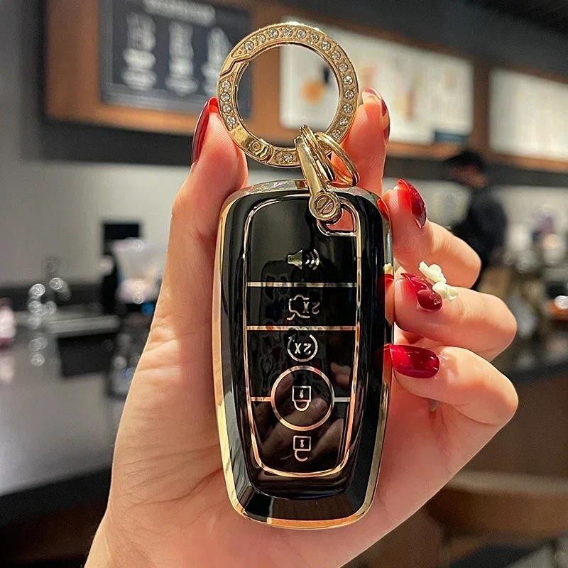 Vỏ Chìa Khóa Bảo Vệ Tpu Chìa Khóa Xe Ô Tô Dành Cho Xe Ford Explorer Mustang Fusion Escape F150 F250 