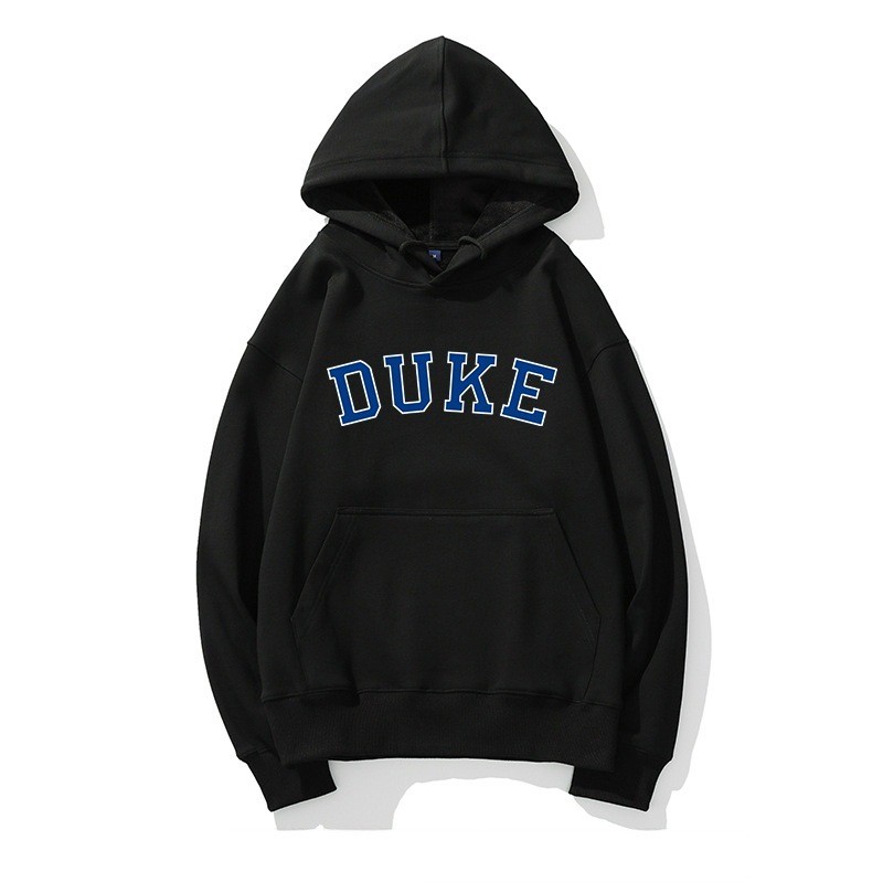 Áo cặp đôi nam nữ Duke University, cotton nguyên chất, phù hợp bóng rổ và thời trang hàng ngày