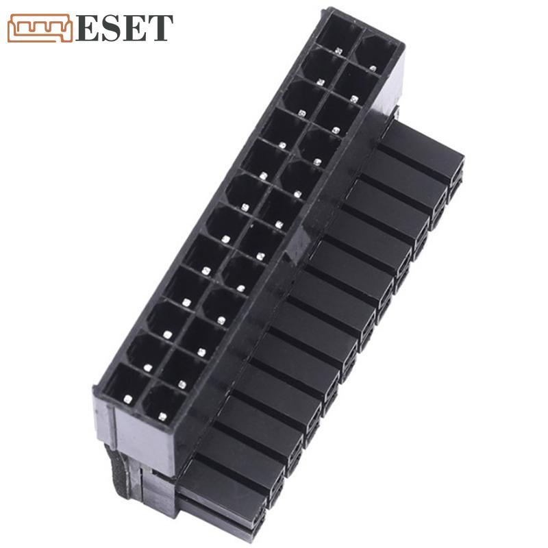 Mô-đun chuyển đổi phích cắm nguồn ATX 24Pin 90 độ 24pin sang 24pin MỚI cho cáp PSU HH