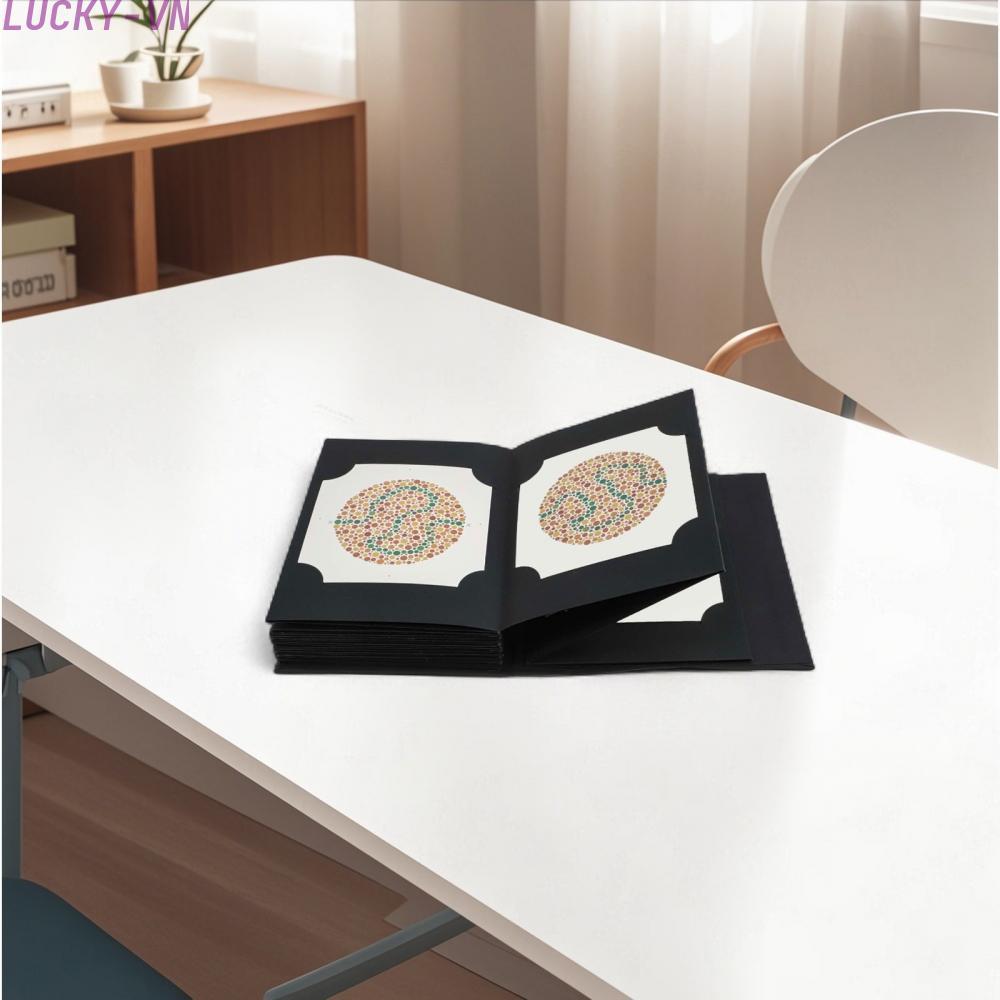 38 Plate Ishihara Color Vision Test Book for Assessing Color Perception Deficits