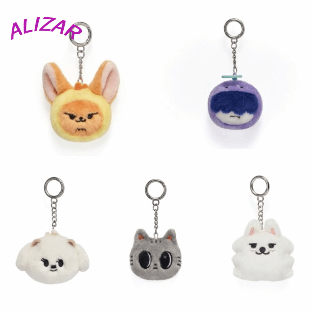 Búp bê sang trọng ALIZAR TXT, Móc khóa sang trọng PPULBATU hoạt hình, Quà tặng mặt dây chuyền đồ chơ