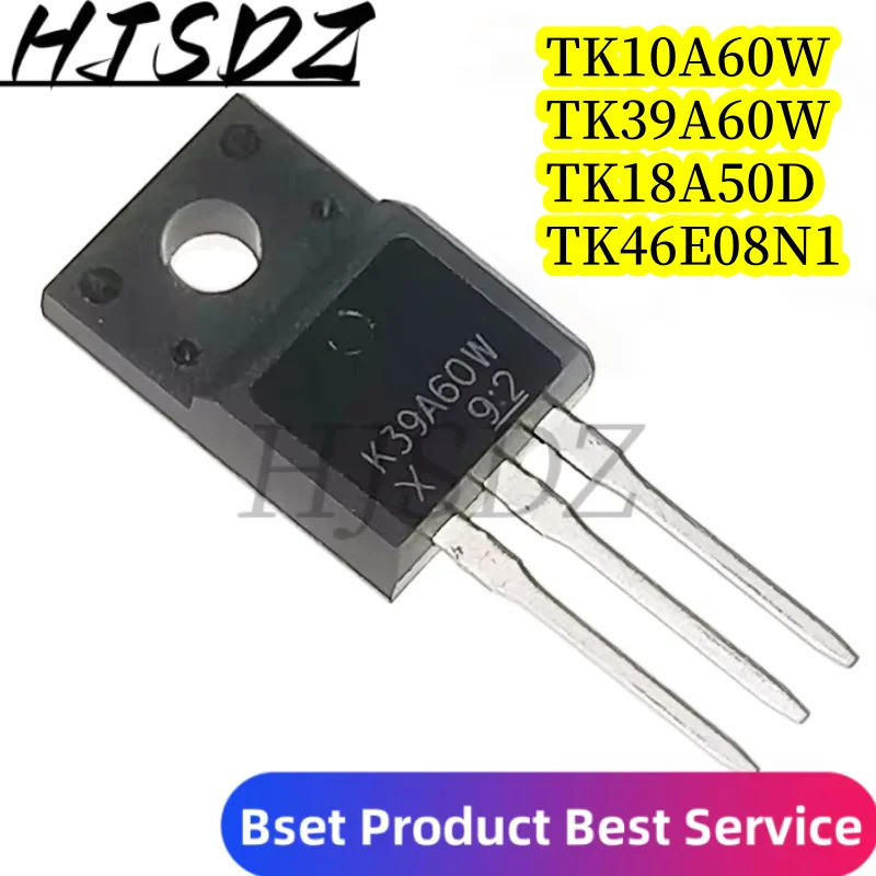 5 CÁI TK10A60W K10A60W TK18A50D K18A50D TK39A60A K39A60W TK46E08N1 K46E08N1 TO-220F TO-220 Hiệu Ứng 
